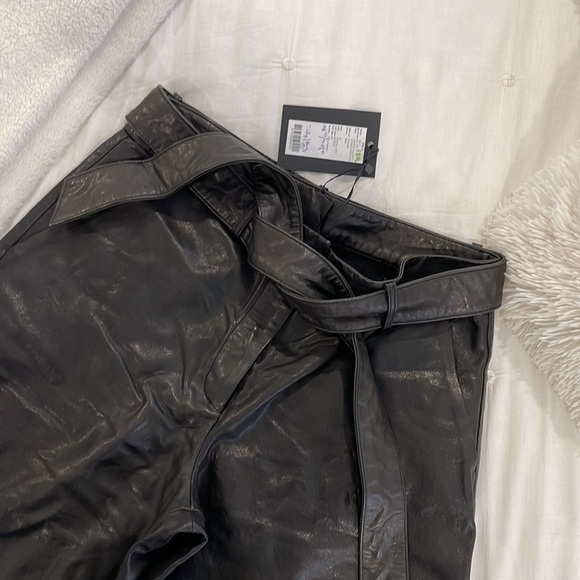 ONLY UNIQUE leather culotte pants - Picture 2 of 5